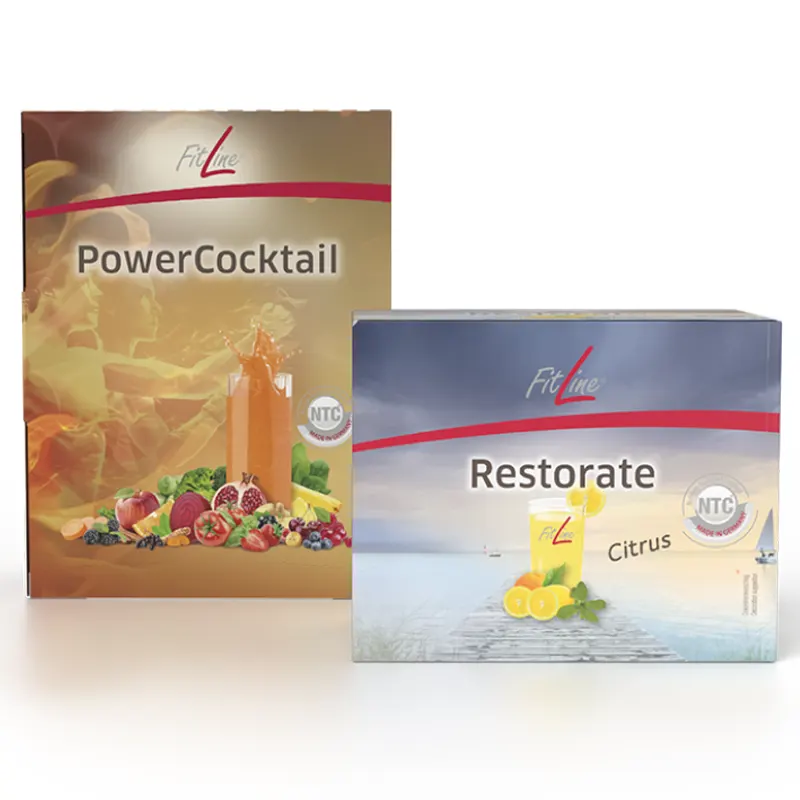 FitLine Optimal Set (PowerCocktail + Restorate Citrus)