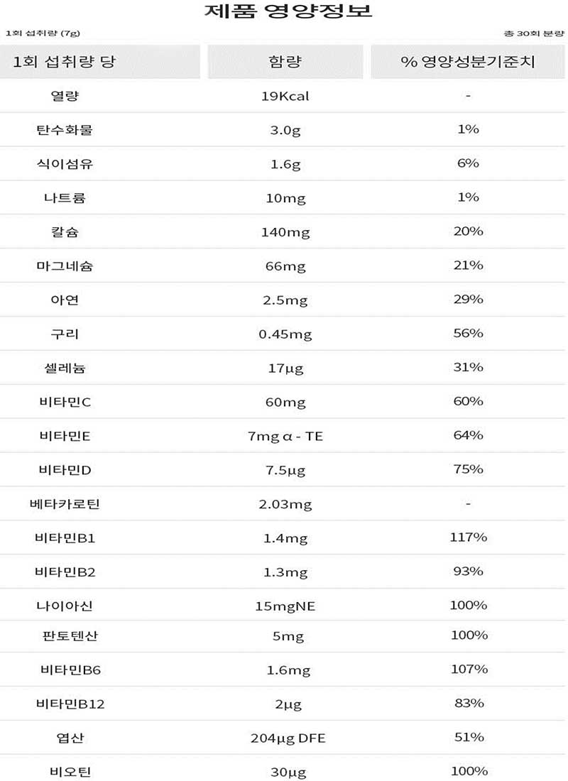 주니어 파워칵테일
